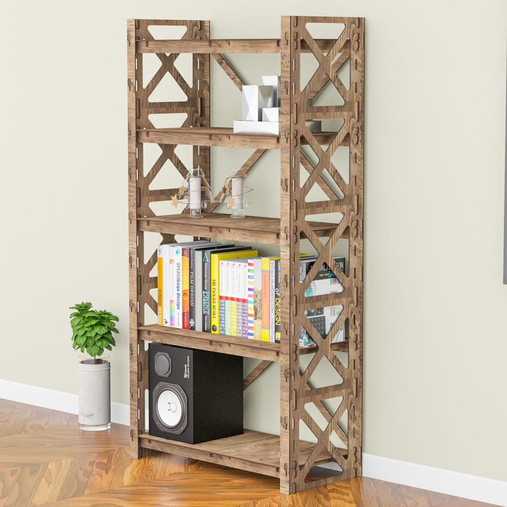 Hexagonica Стеллаж на 5 полок Provence-2 (1500В х 750Ш х 365Г)